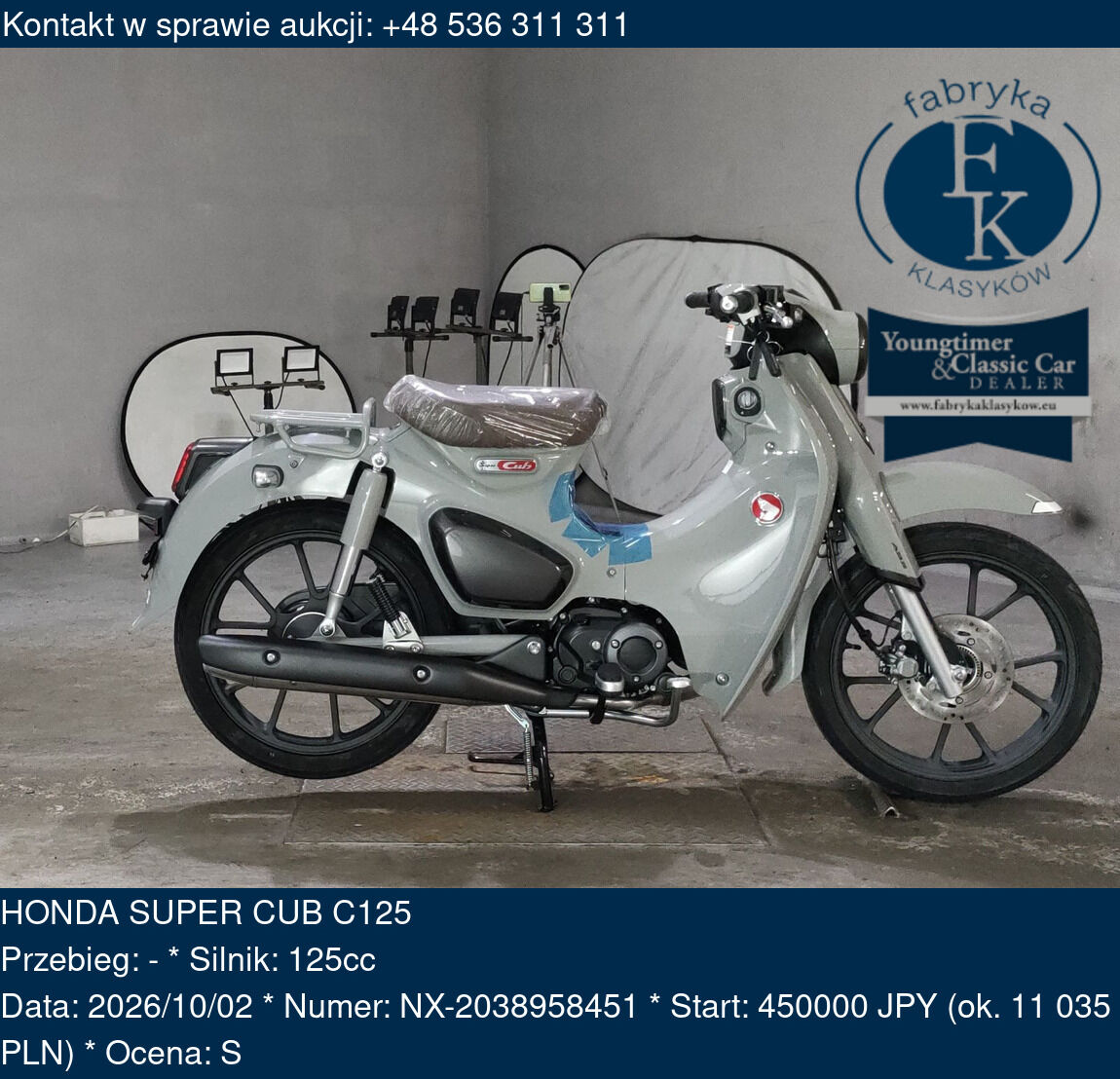 HONDA SUPER CUB C125 - zdjęcie 2