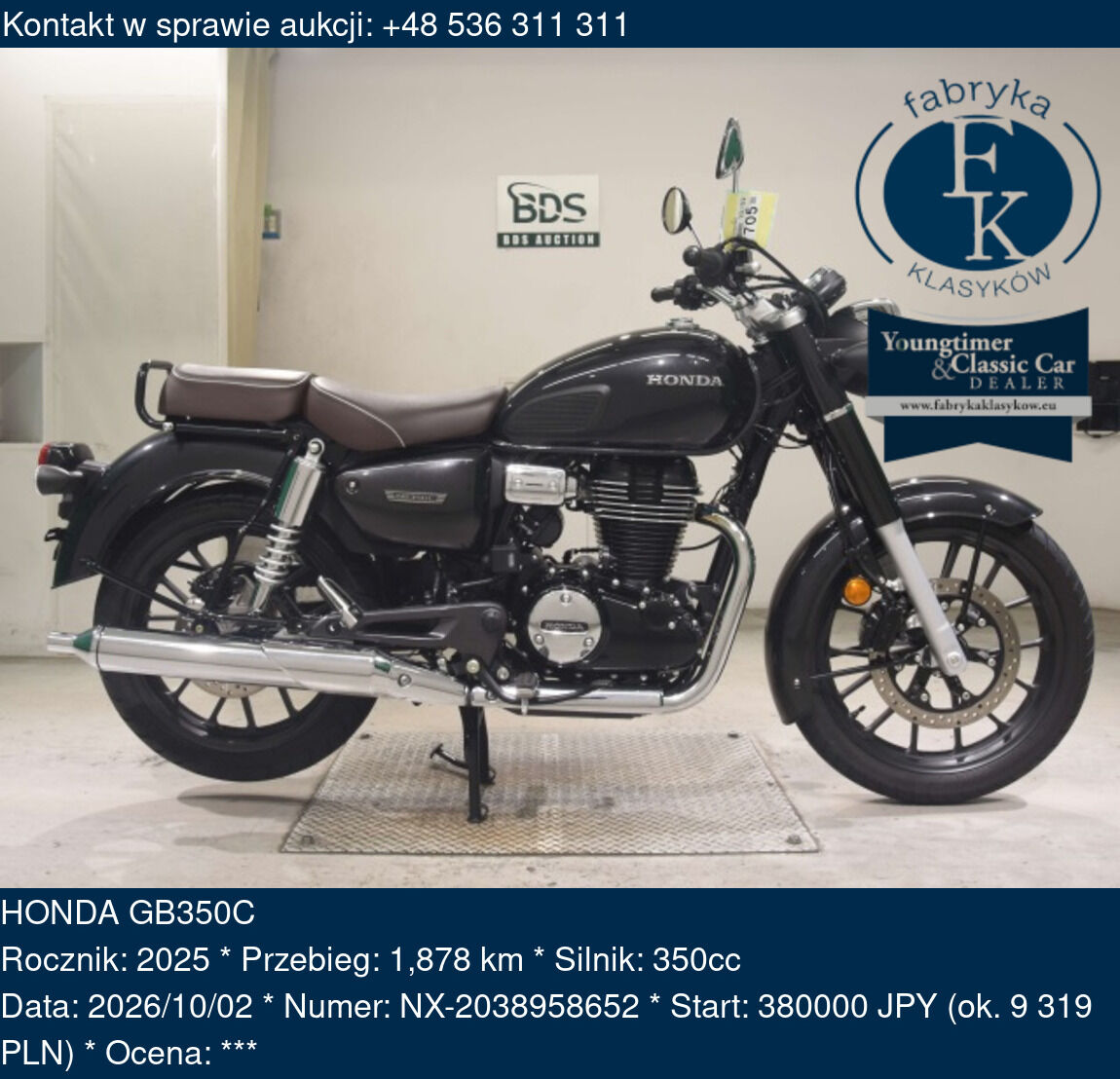 HONDA GB350C 2025 - zdjęcie 2