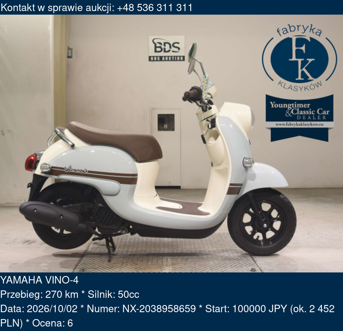 YAMAHA VINO-4  - zdjęcie 2