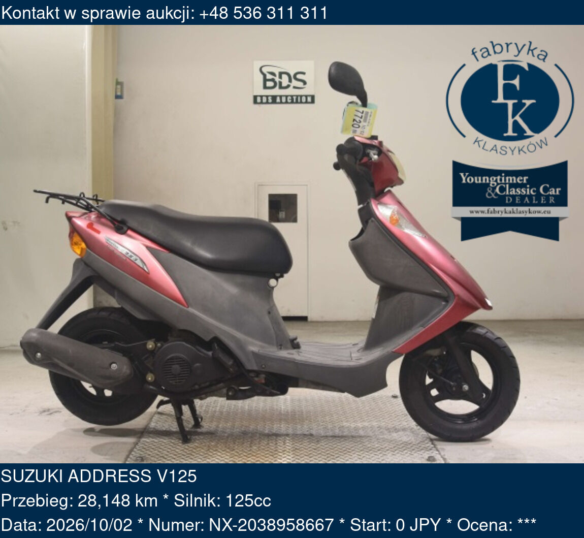 SUZUKI ADDRESS V125  - zdjęcie 2
