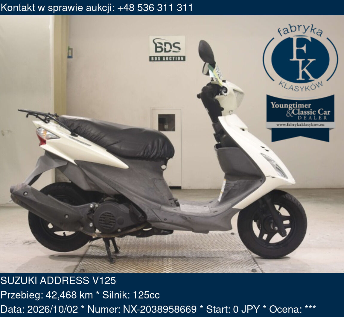 SUZUKI ADDRESS V125  - zdjęcie 2
