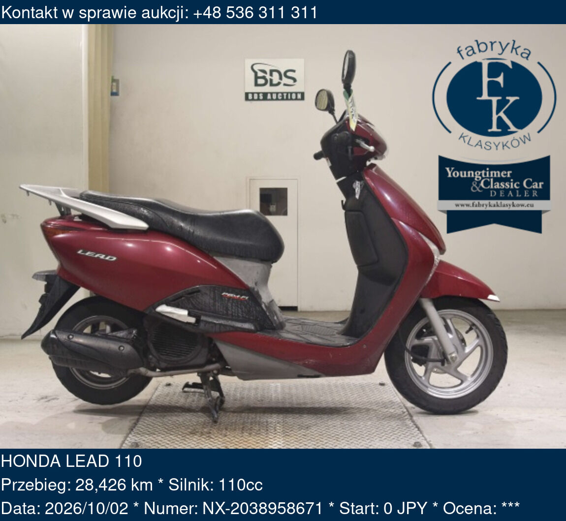 HONDA LEAD 110  - zdjęcie 2