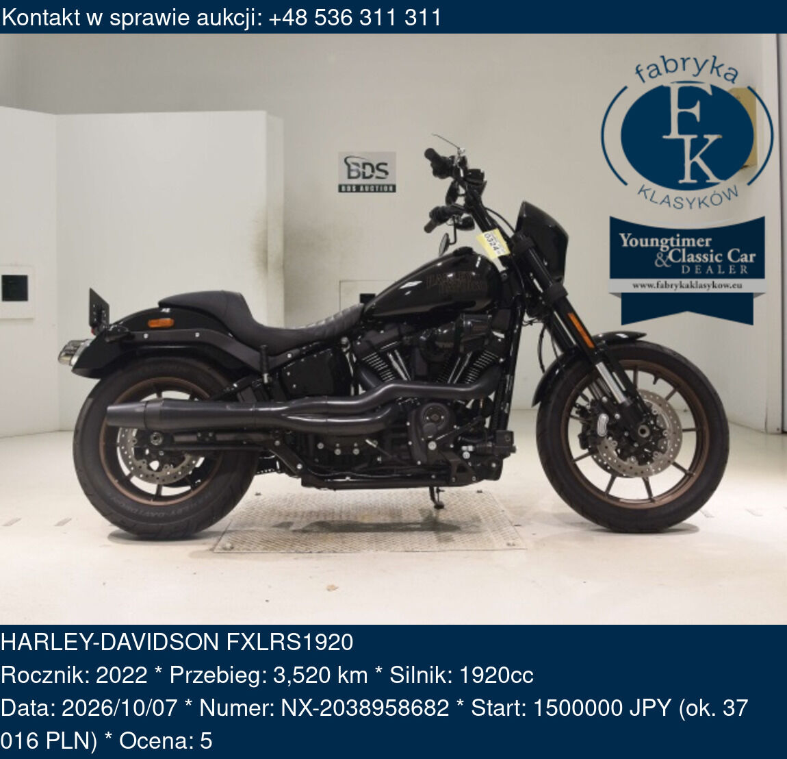 HARLEY-DAVIDSON FXLRS1920 2022 - zdjęcie 2