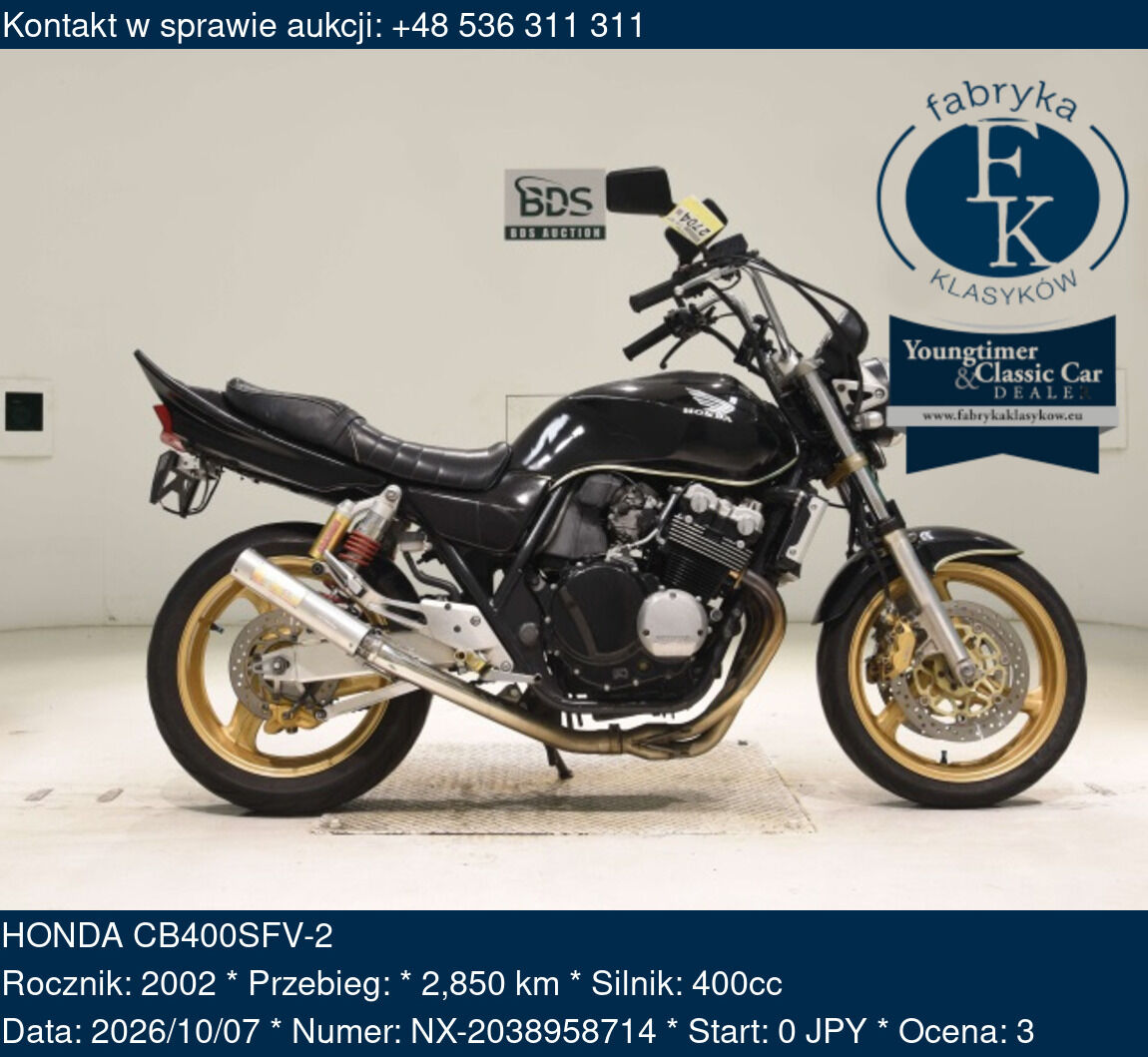 HONDA CB400SFV-2 2002 - zdjęcie 2