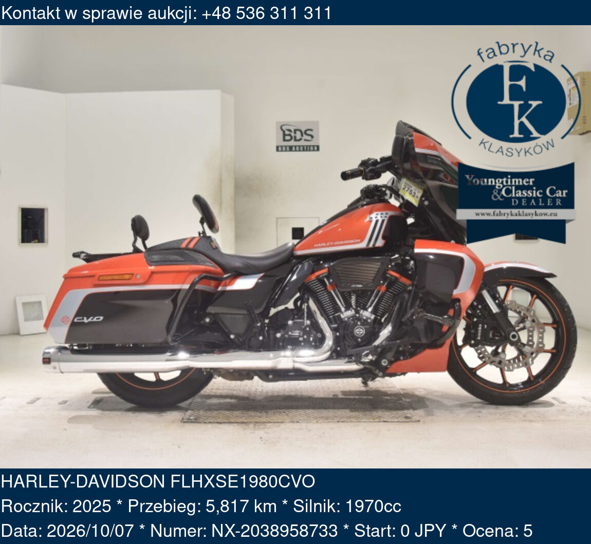HARLEY-DAVIDSON FLHXSE1980CVO 2025 - zdjęcie 2