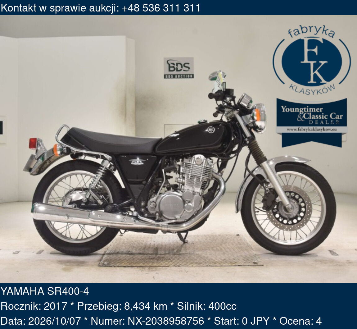 YAMAHA SR400-4 2017 - zdjęcie 2