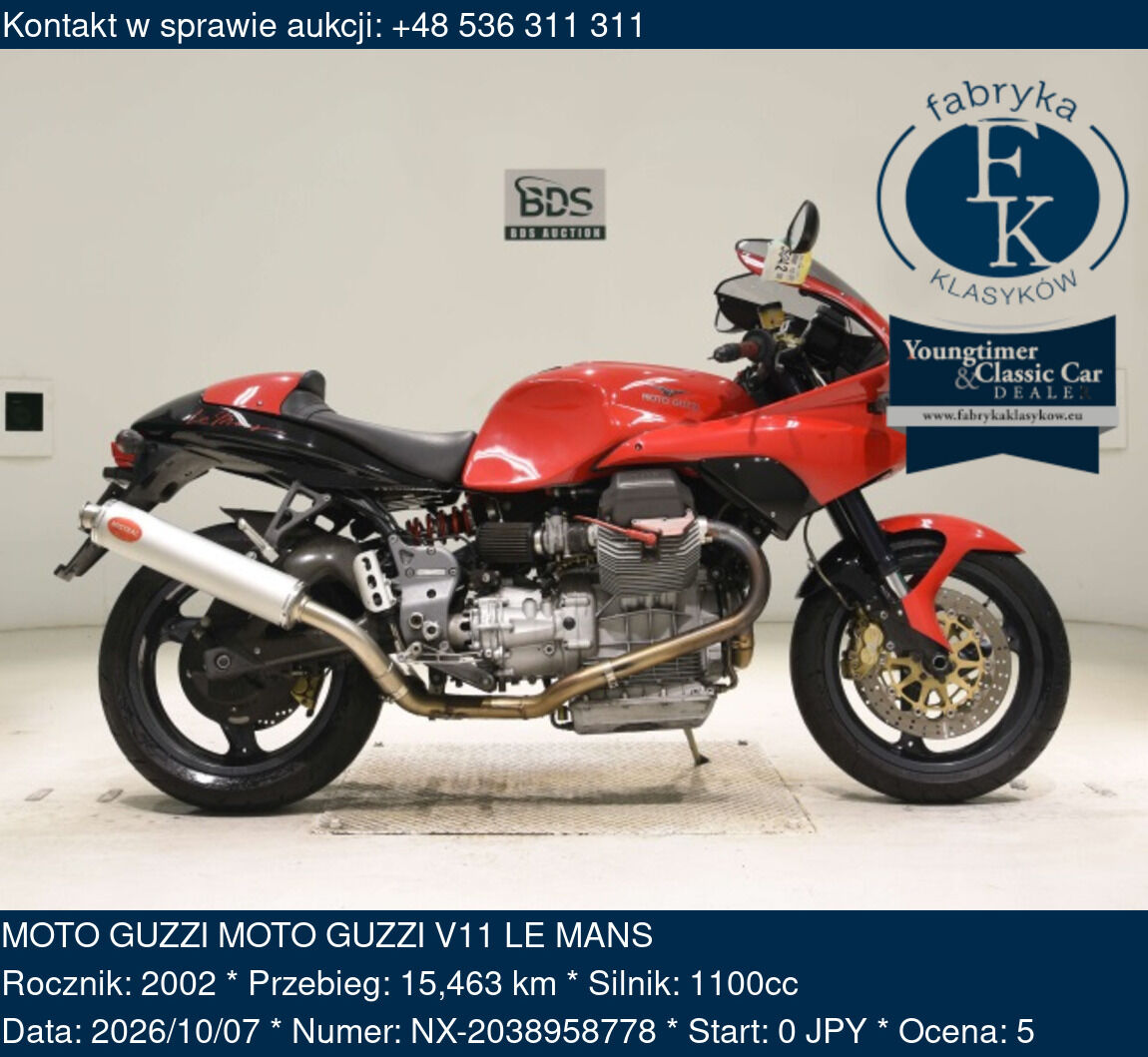 MOTO GUZZI MOTO GUZZI V11 LE MANS 2002 - zdjęcie 2