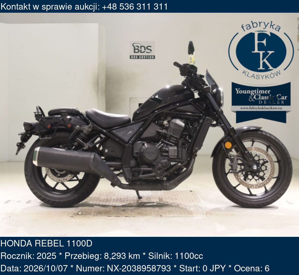 HONDA REBEL 1100D 2025 - zdjęcie 2