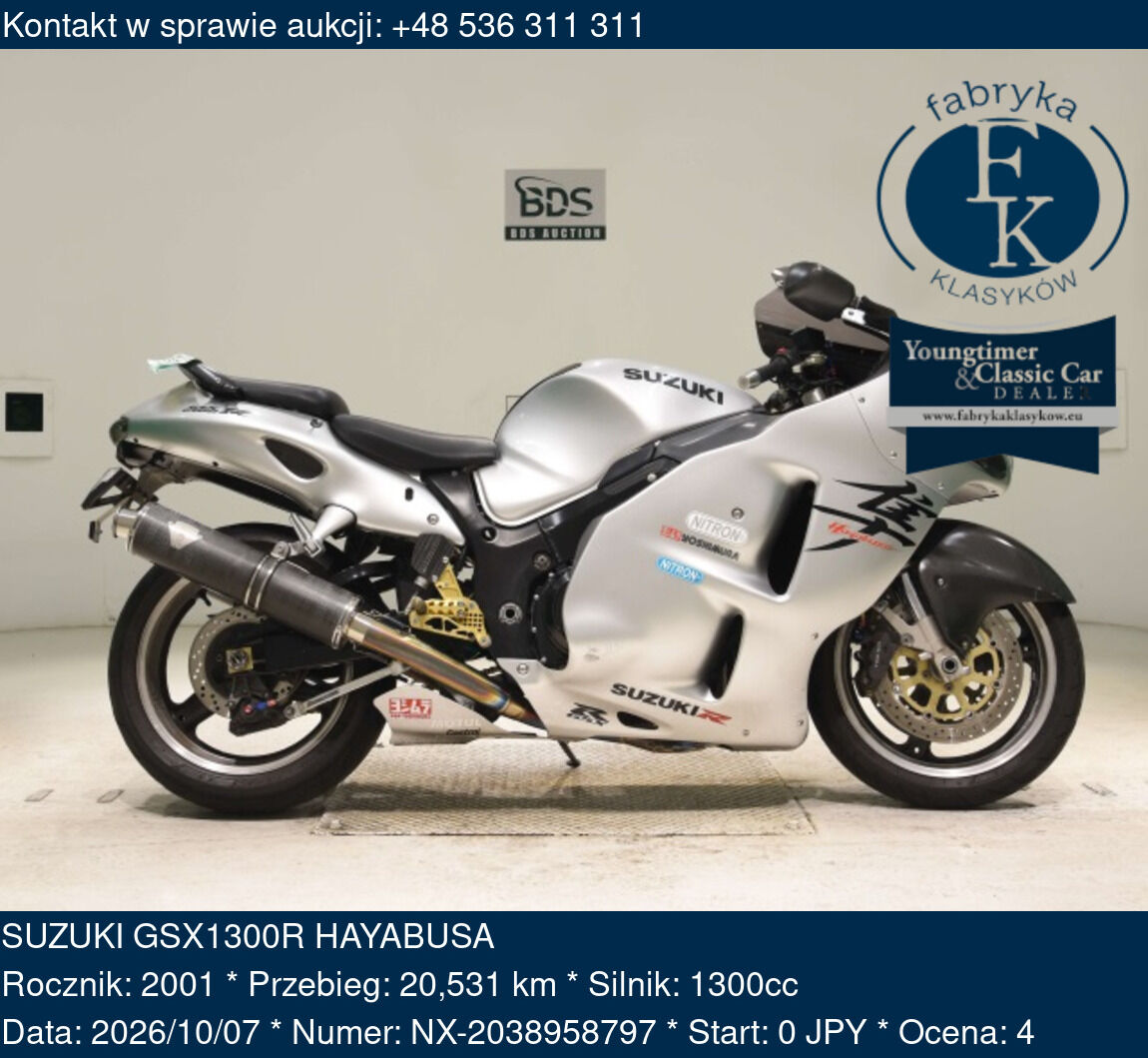 SUZUKI GSX1300R HAYABUSA 2001 - zdjęcie 2
