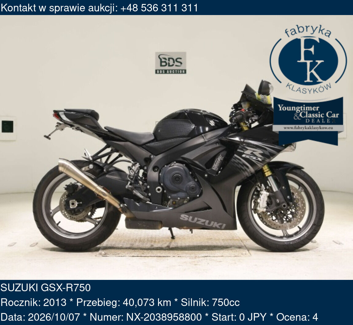 SUZUKI GSX-R750 2013 - zdjęcie 2