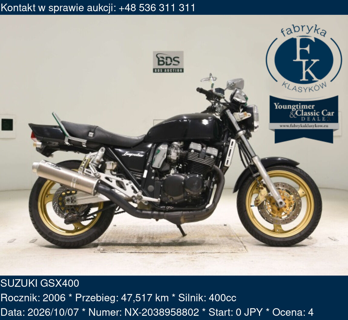 SUZUKI GSX400 2006 - zdjęcie 2