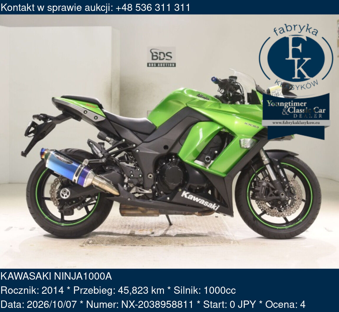KAWASAKI NINJA1000A 2014 - zdjęcie 2