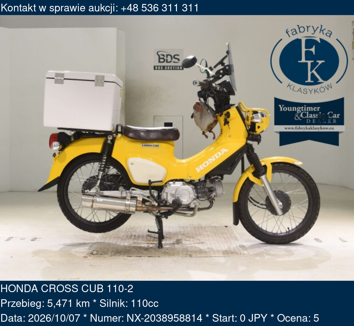 HONDA CROSS CUB 110-2  - zdjęcie 2