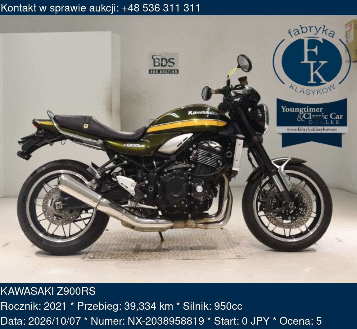 KAWASAKI Z900RS 2021 - zdjęcie 2