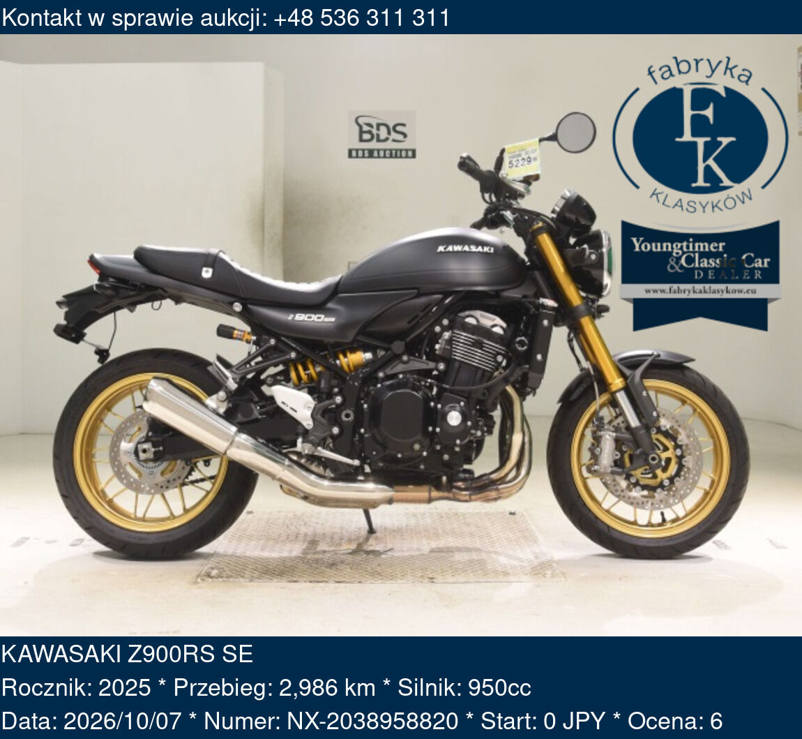 KAWASAKI Z900RS SE 2025 - zdjęcie 2