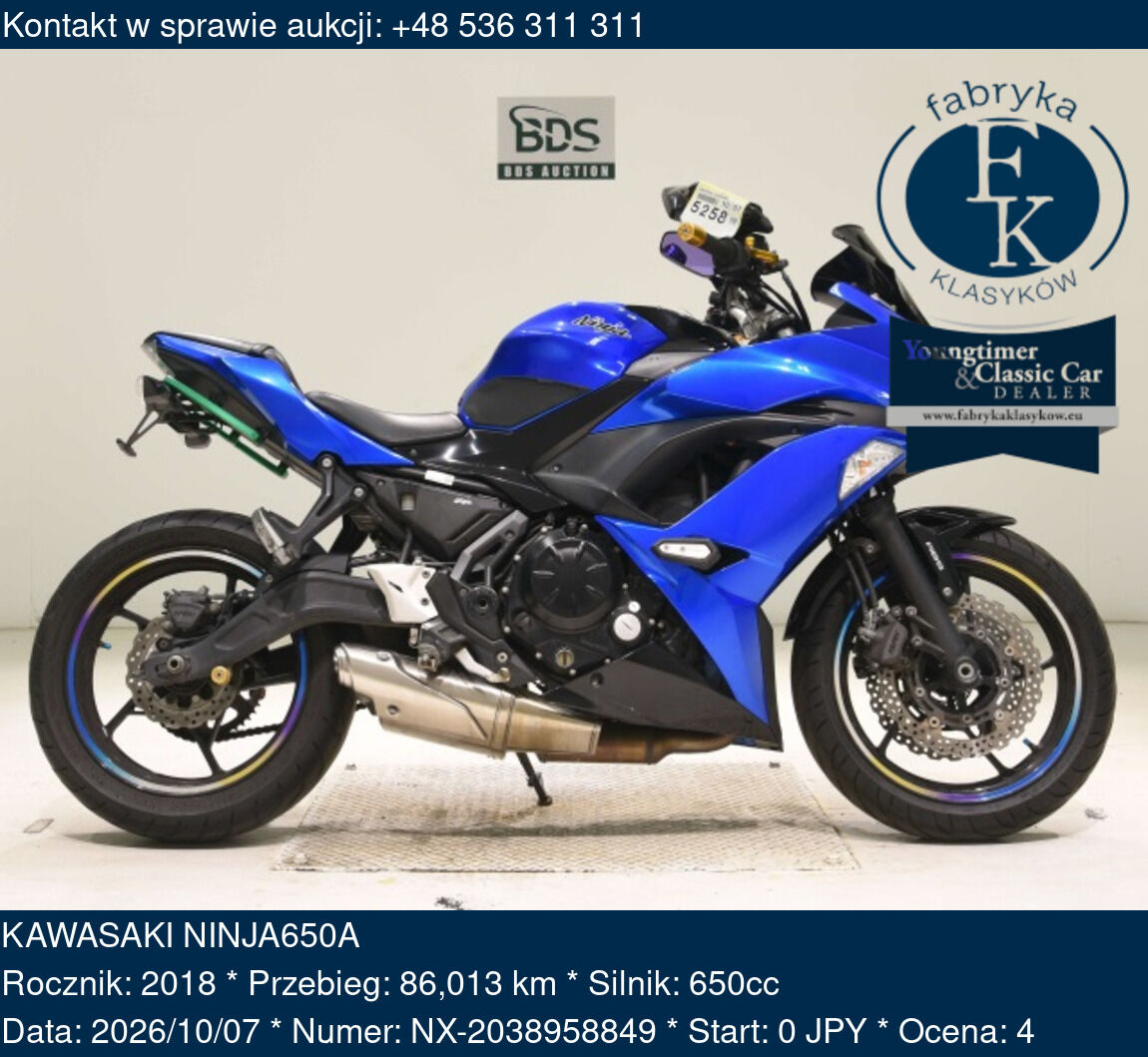 KAWASAKI NINJA650A 2018 - zdjęcie 2