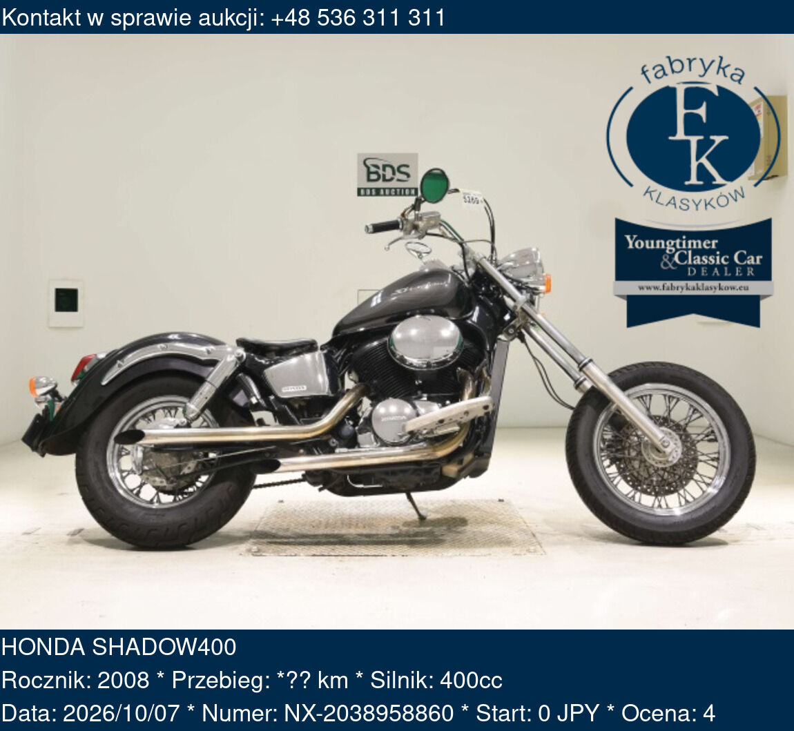 HONDA SHADOW400 2008 - zdjęcie 2