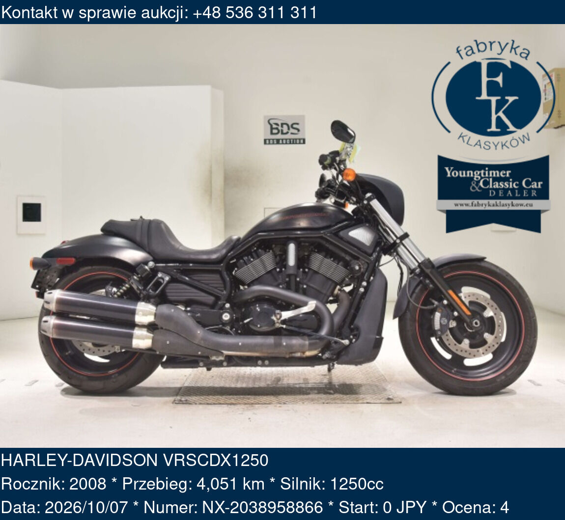 HARLEY-DAVIDSON VRSCDX1250 2008 - zdjęcie 2