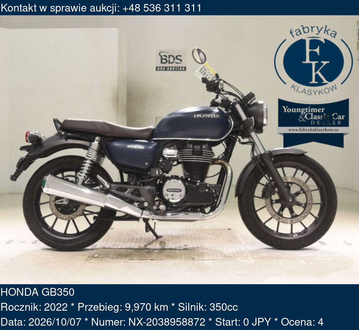 HONDA GB350 2022 - zdjęcie 2