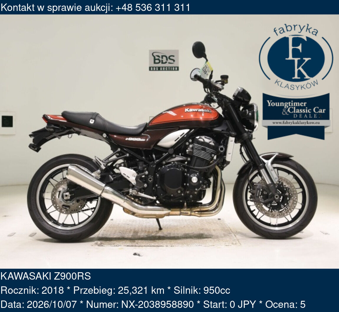 KAWASAKI Z900RS 2018 - zdjęcie 2