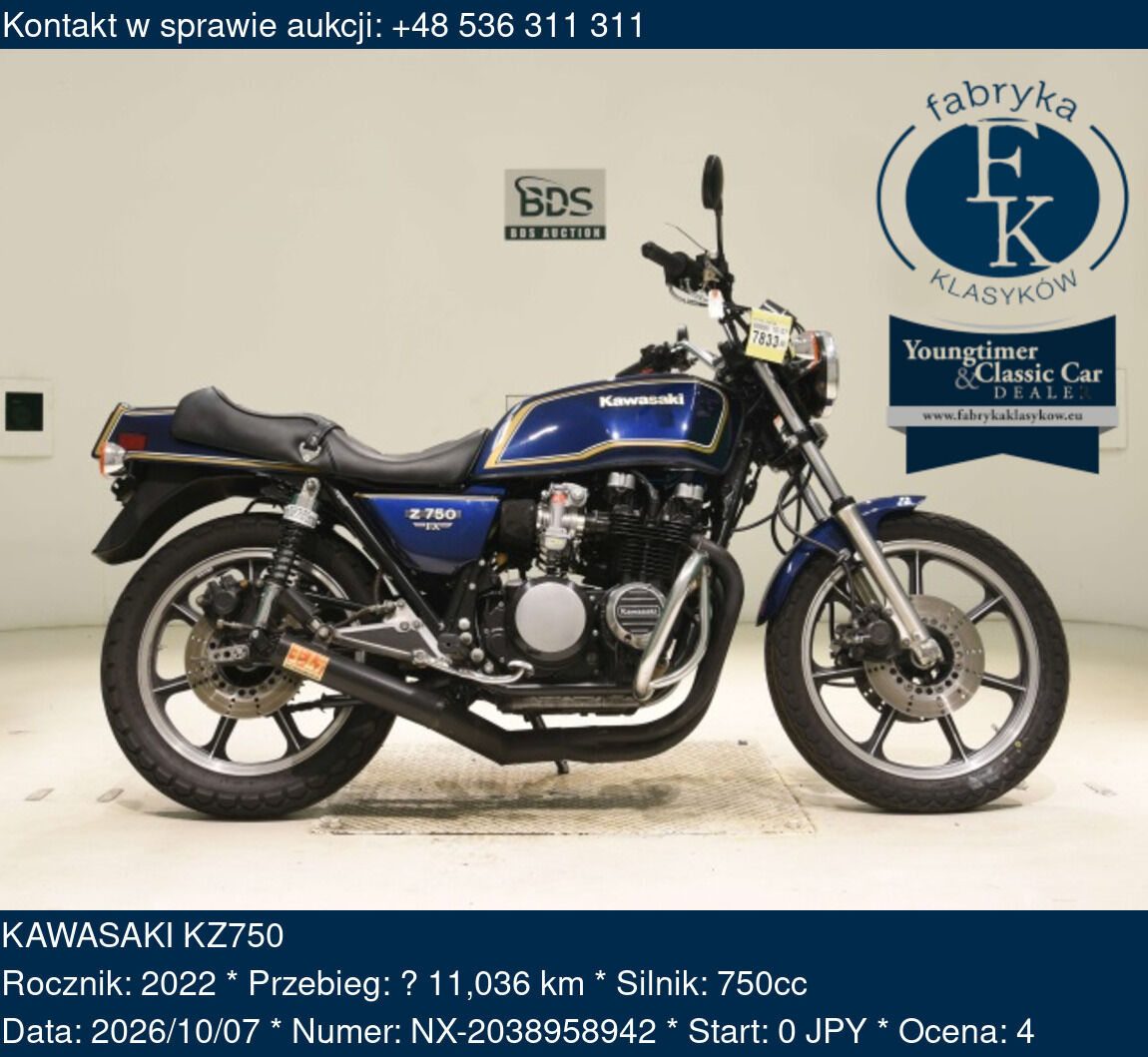 KAWASAKI KZ750 2022 - zdjęcie 2