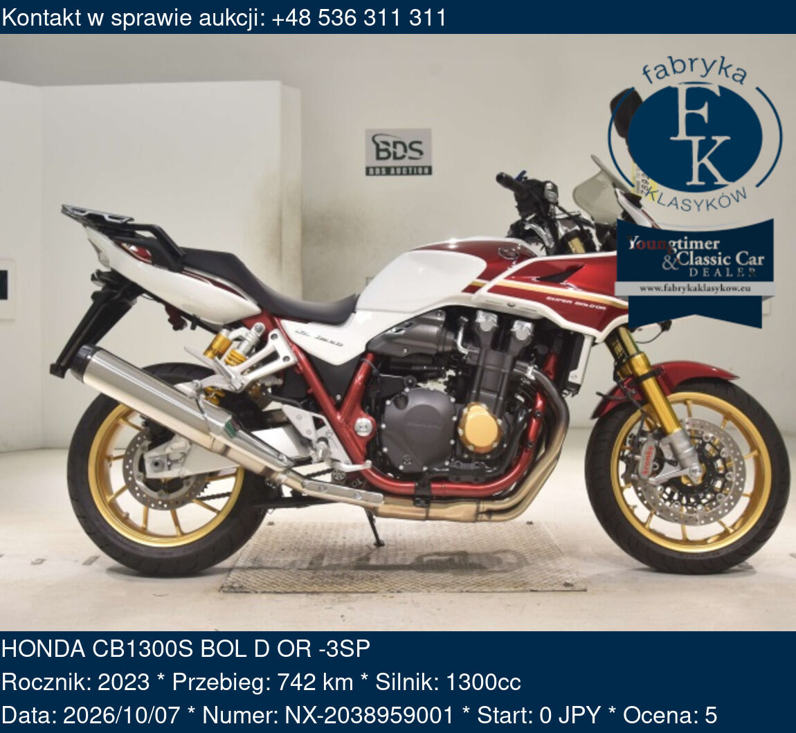 HONDA CB1300S BOL D OR -3SP 2023 - zdjęcie 2