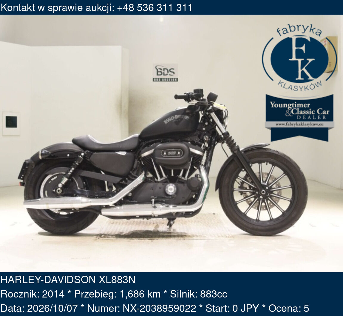 HARLEY-DAVIDSON XL883N 2014 - zdjęcie 2
