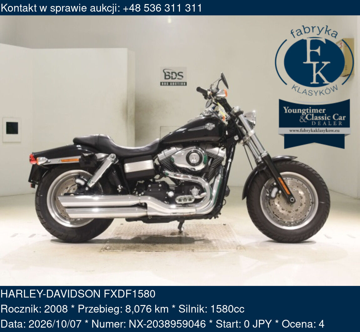HARLEY-DAVIDSON FXDF1580 2008 - zdjęcie 2