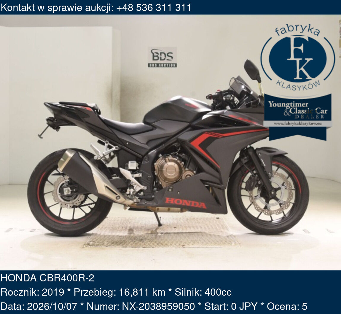 HONDA CBR400R-2 2019 - zdjęcie 2