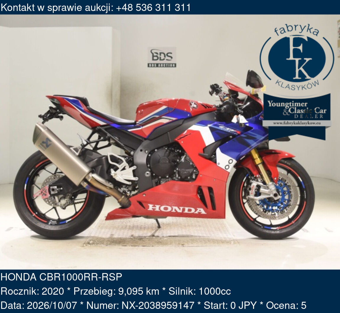 HONDA CBR1000RR-RSP 2020 - zdjęcie 2