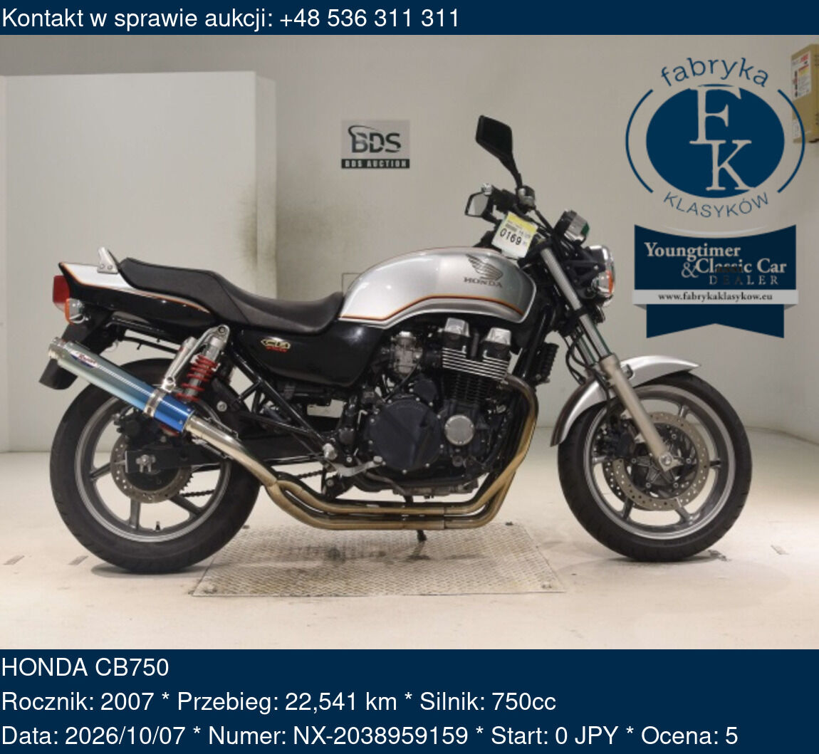 HONDA CB750 2007 - zdjęcie 2