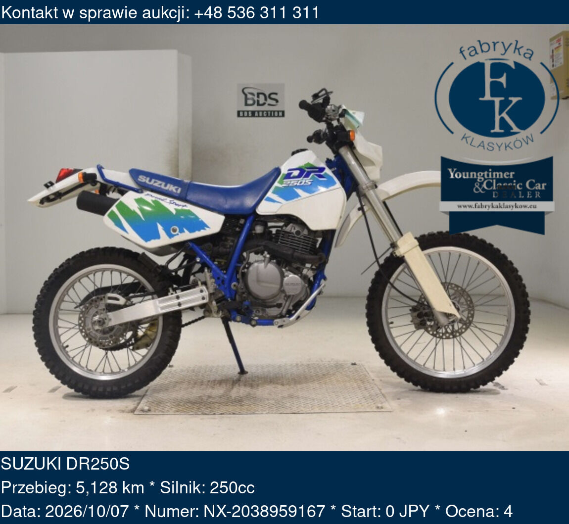 SUZUKI DR250S - zdjęcie 2