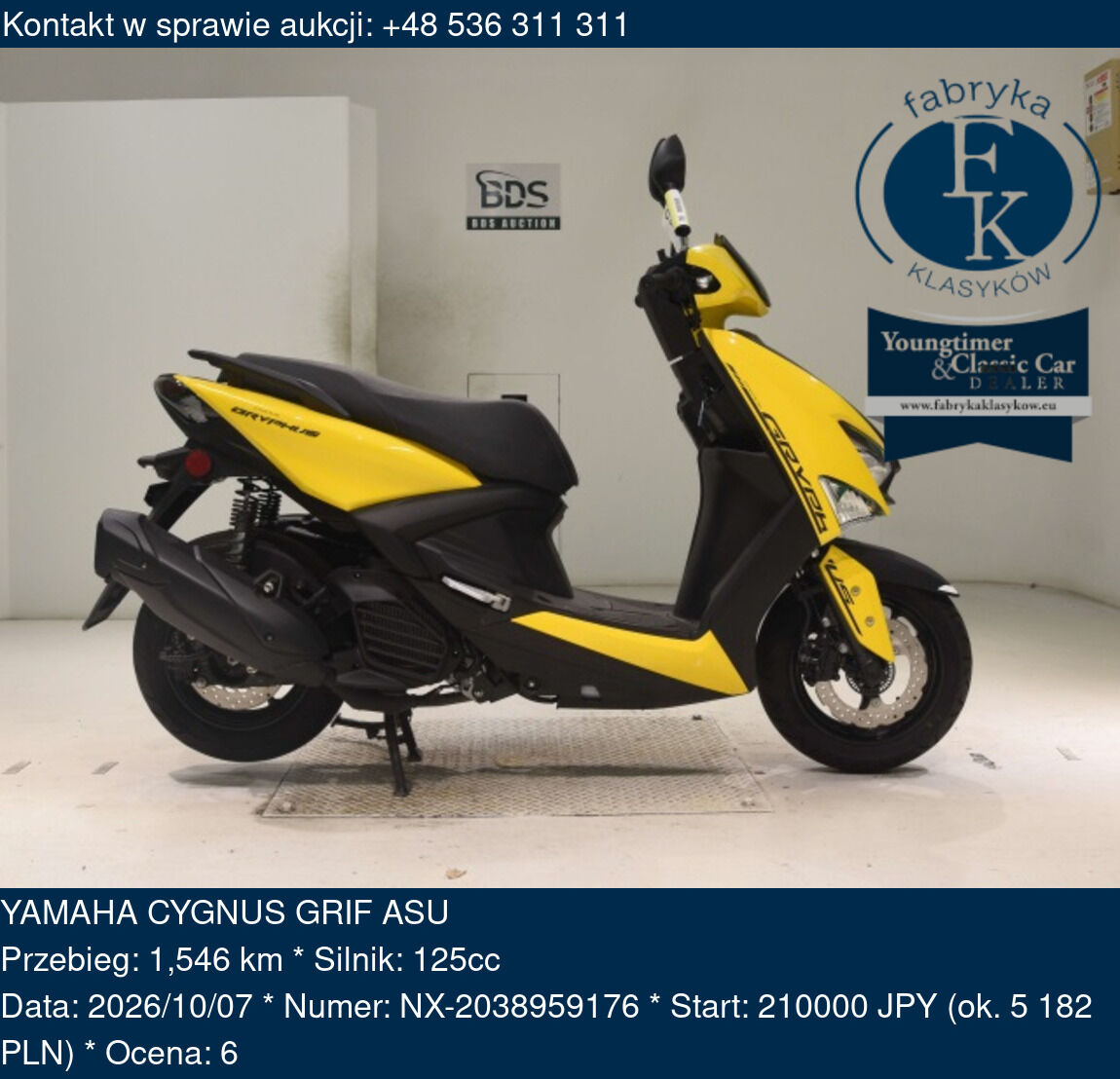 YAMAHA CYGNUS GRIF ASU - zdjęcie 2