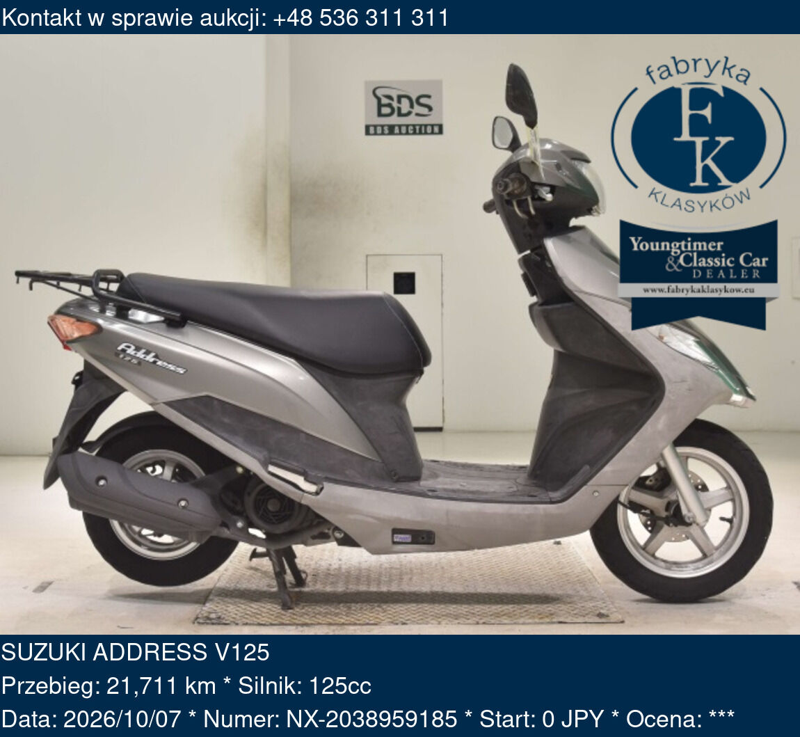 SUZUKI ADDRESS V125 - zdjęcie 2
