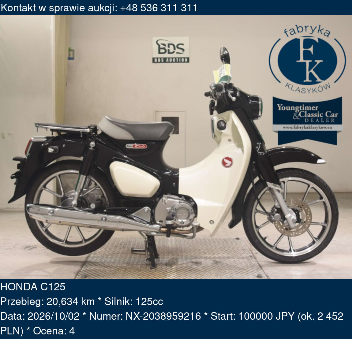 HONDA C125  - zdjęcie 2