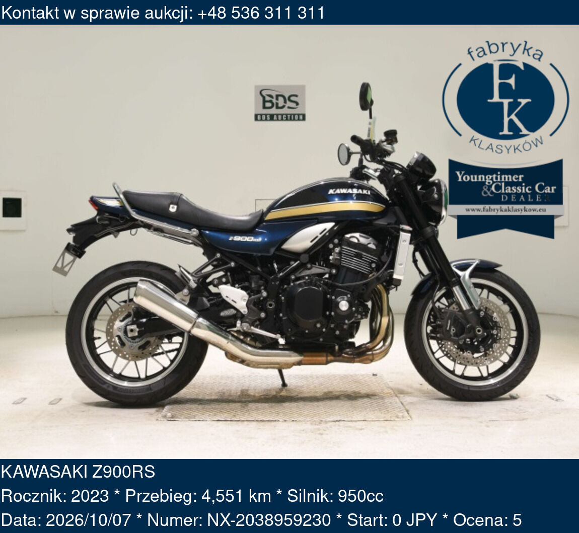 KAWASAKI Z900RS 2023 - zdjęcie 2