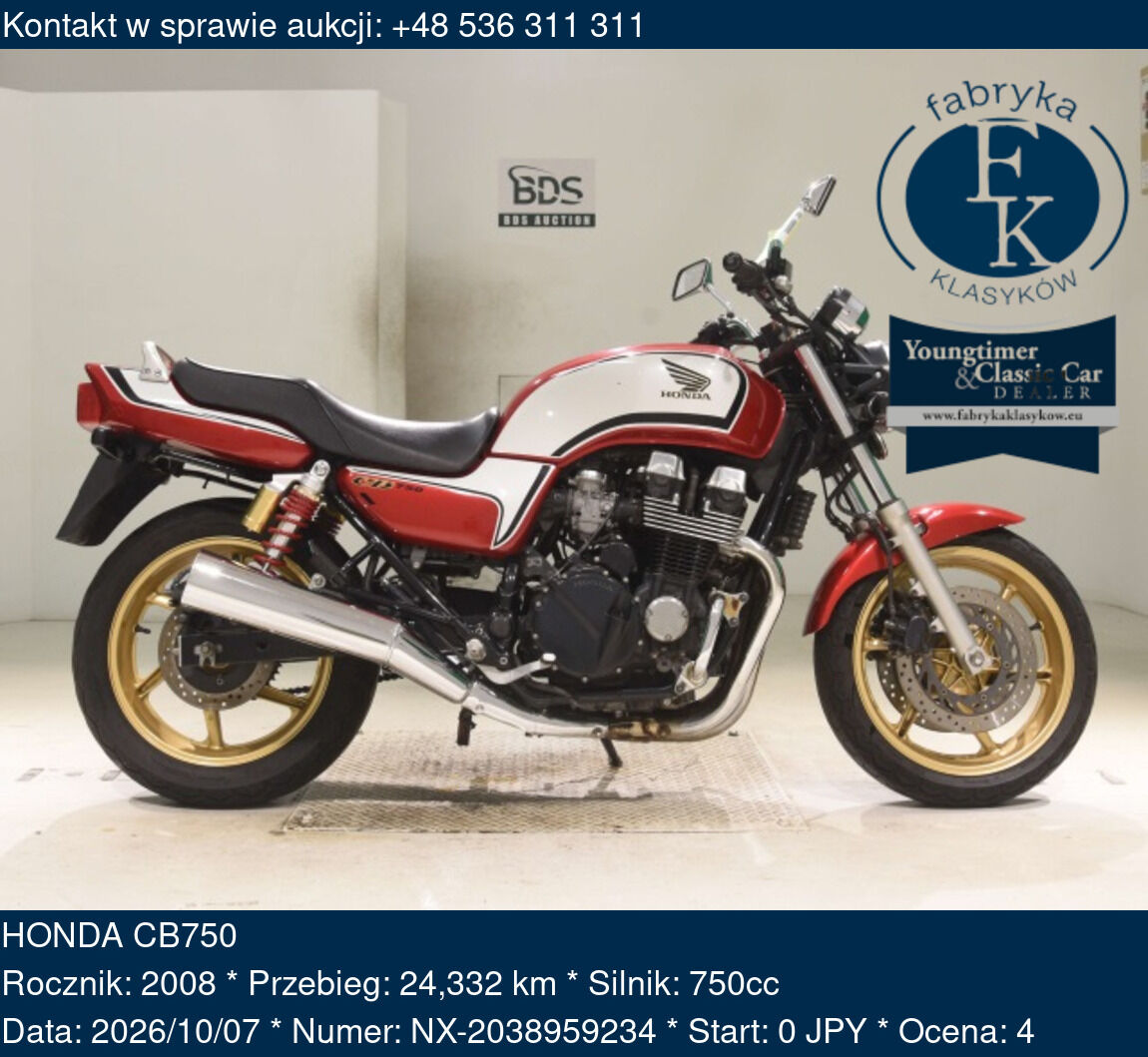 HONDA CB750 2008 - zdjęcie 2