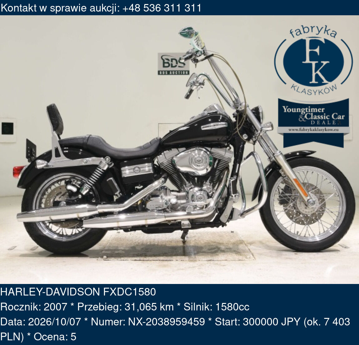 HARLEY-DAVIDSON FXDC1580 2007 - zdjęcie 2