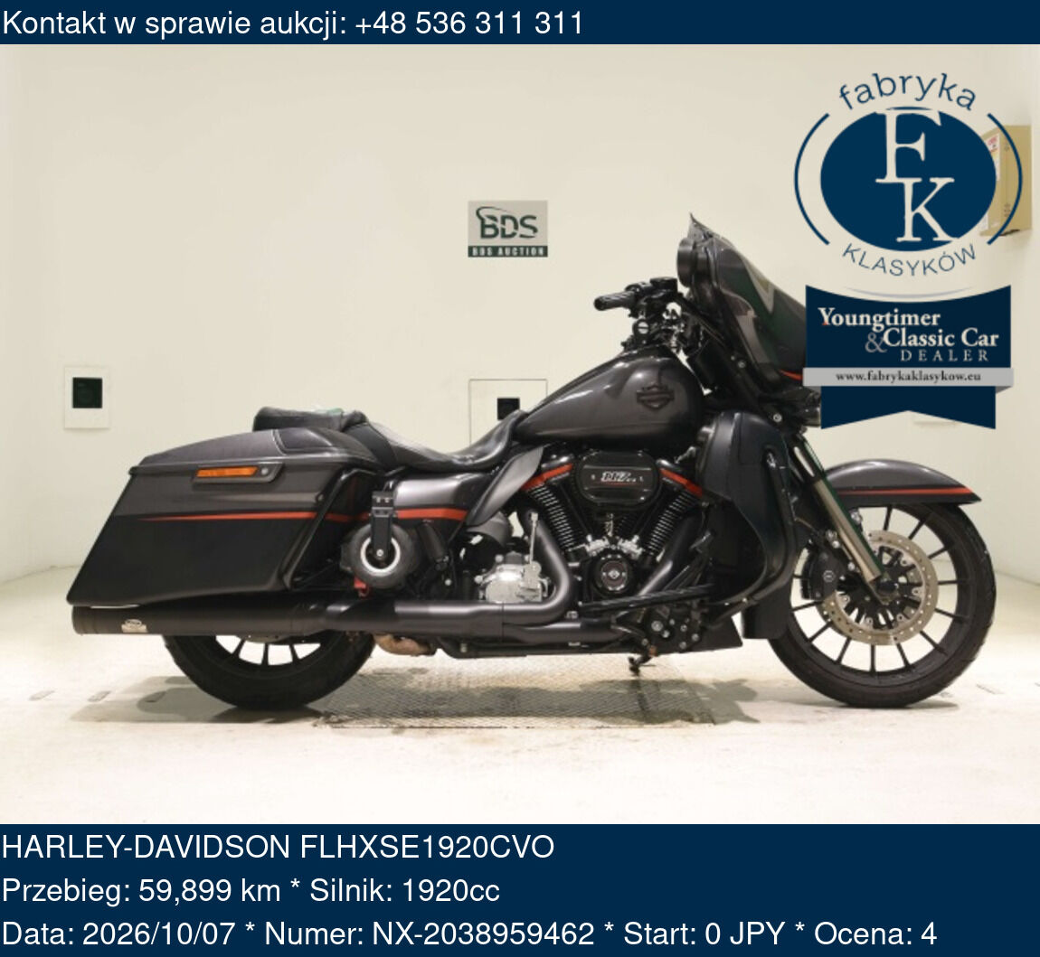 HARLEY-DAVIDSON FLHXSE1920CVO  - zdjęcie 2