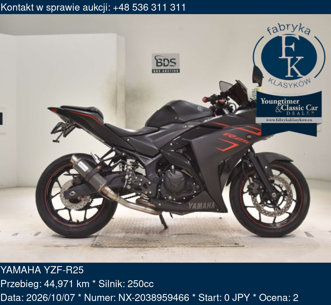 YAMAHA YZF-R25  - zdjęcie 2