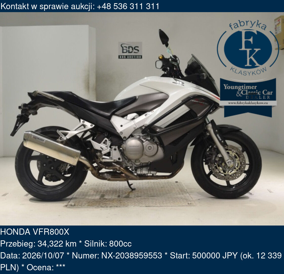 HONDA VFR800X  - zdjęcie 2