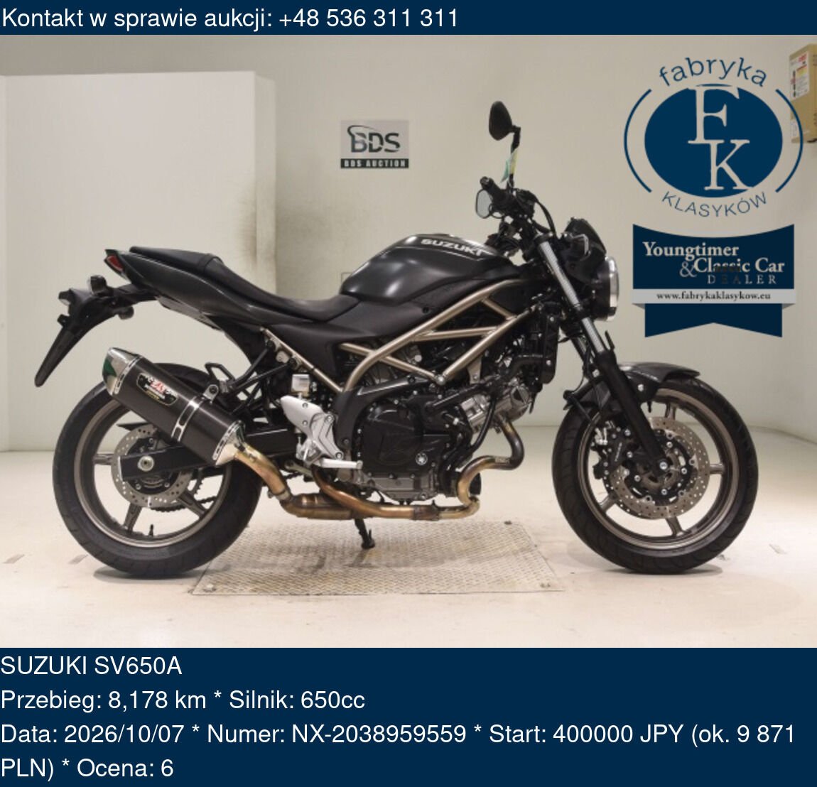 SUZUKI SV650A  - zdjęcie 2