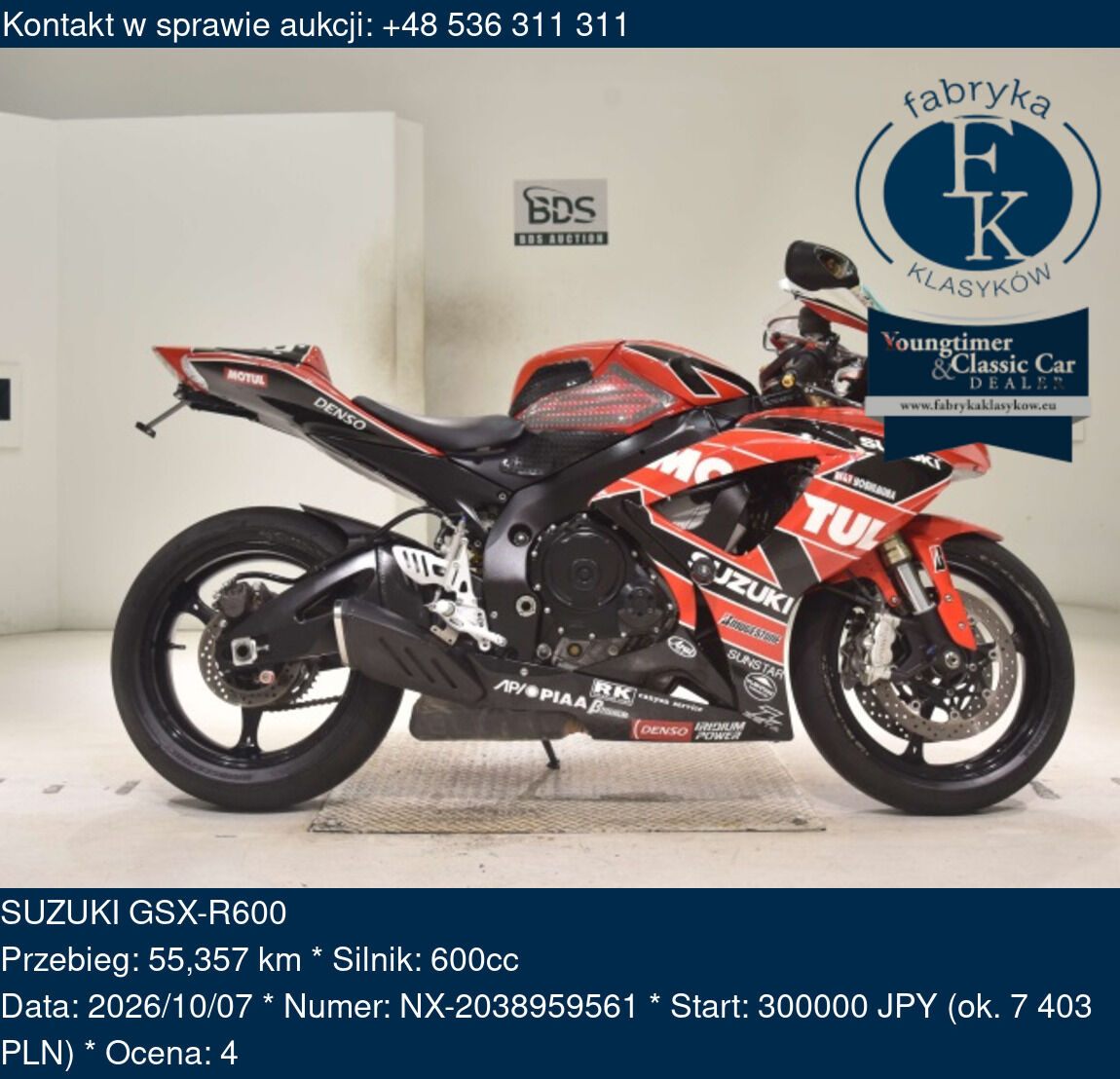 SUZUKI GSX-R600  - zdjęcie 2