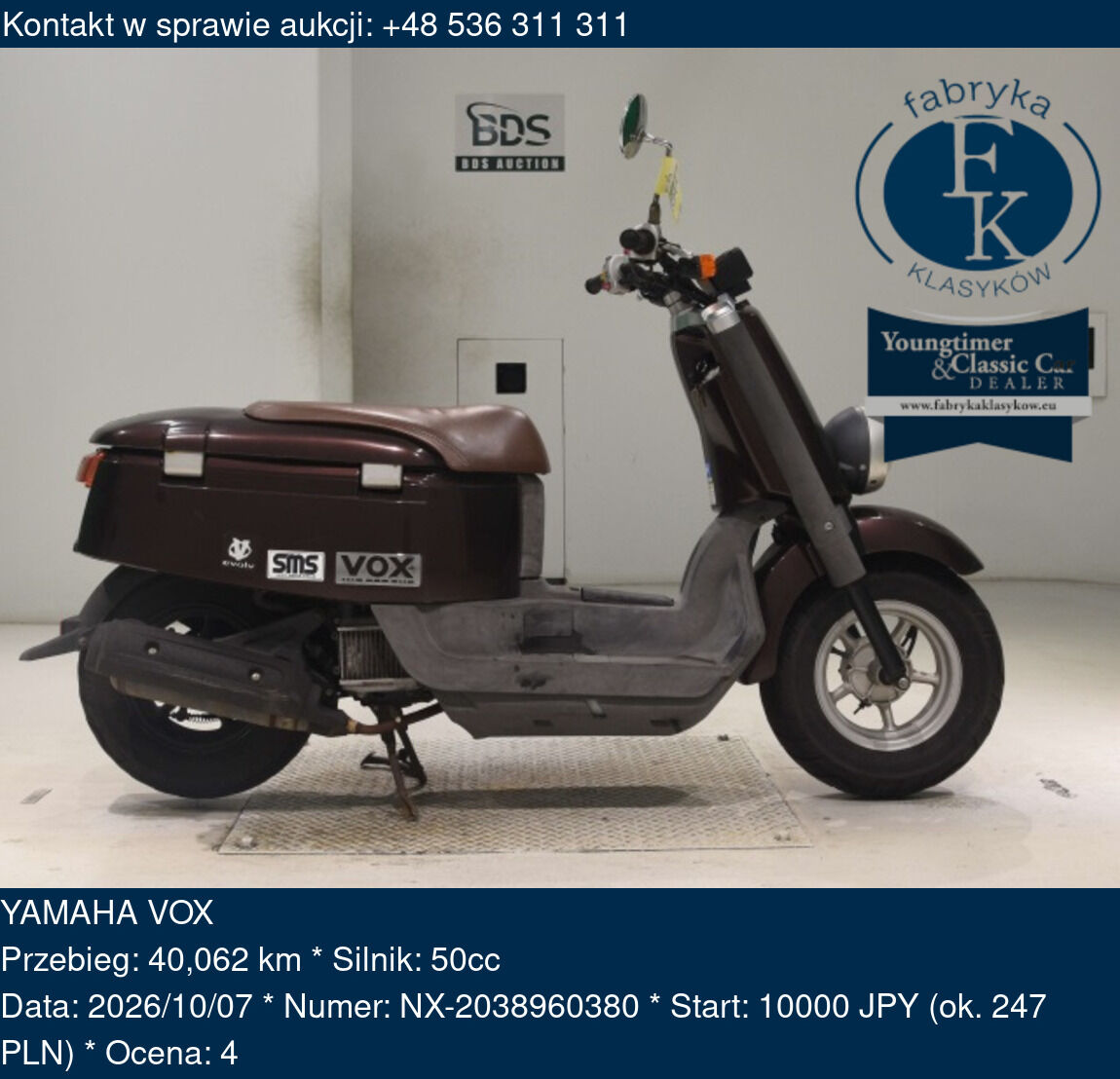 YAMAHA VOX  - zdjęcie 2