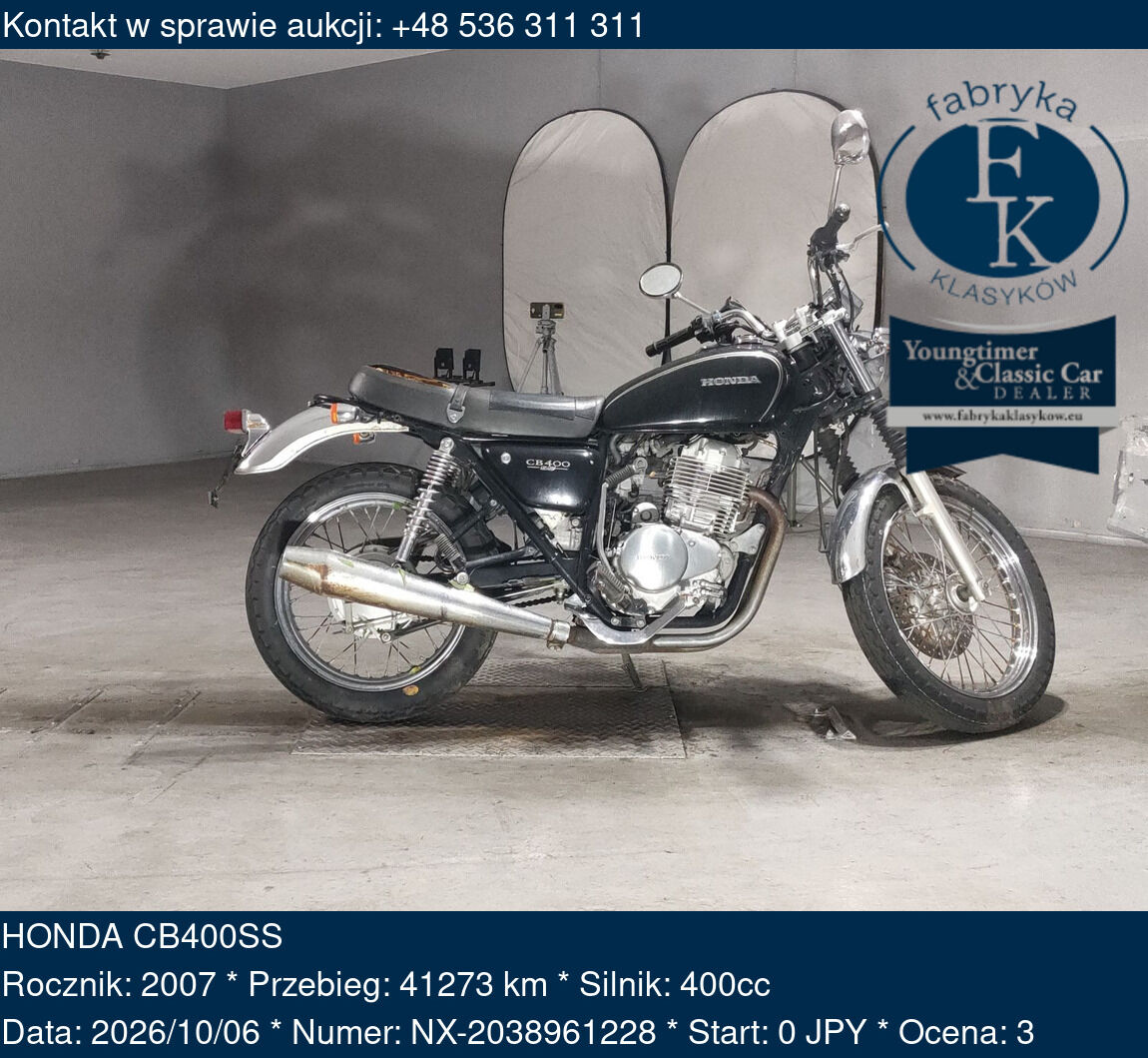 HONDA CB400SS 2007 - zdjęcie 2