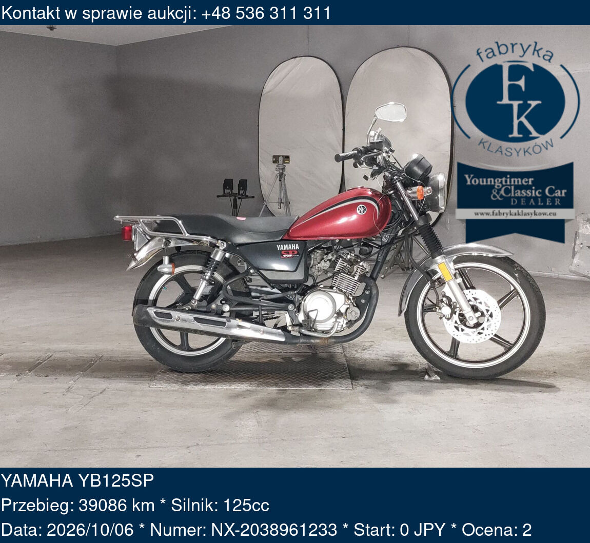 YAMAHA YB125SP  - zdjęcie 2