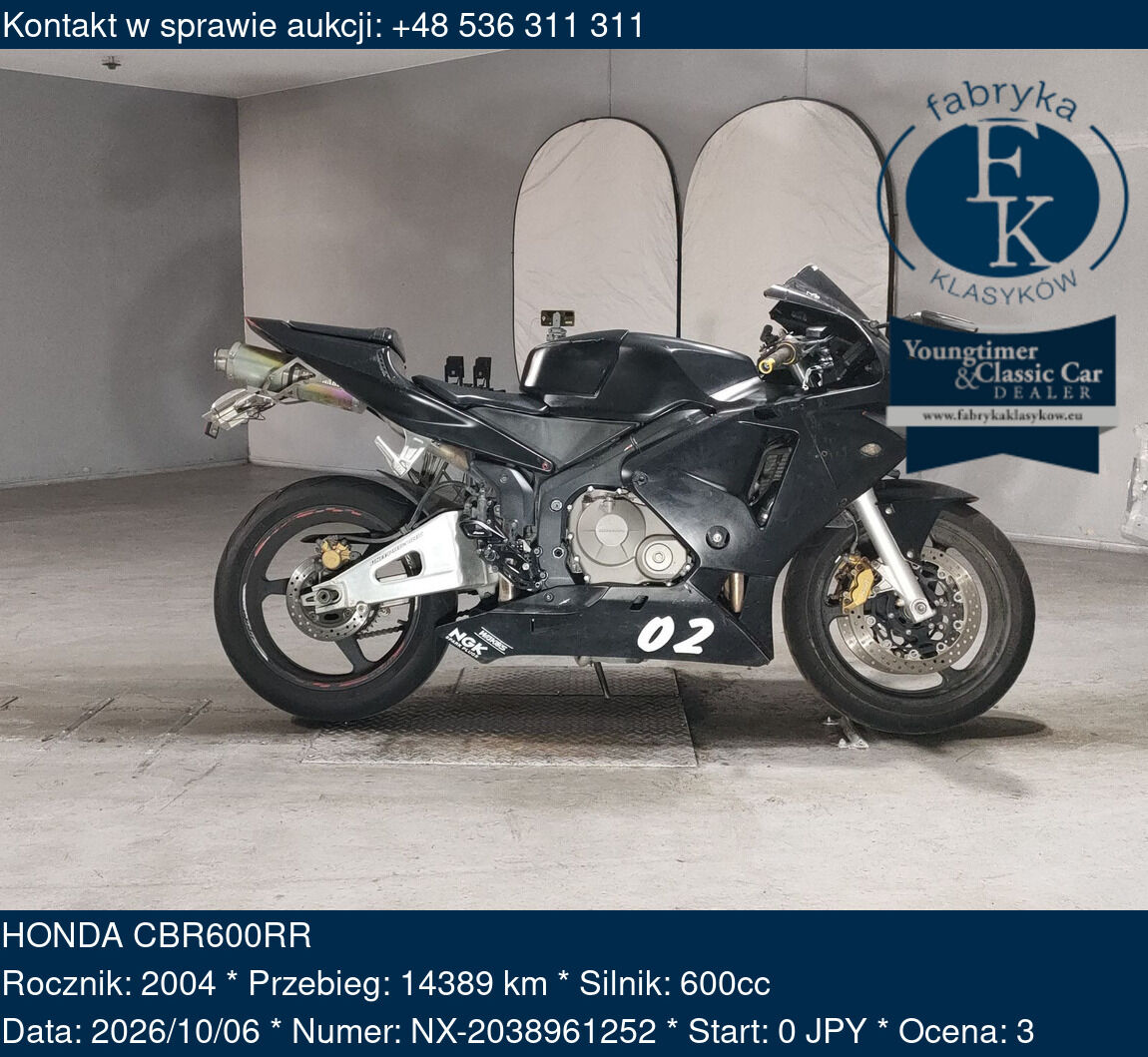 HONDA CBR600RR 2004 - zdjęcie 2