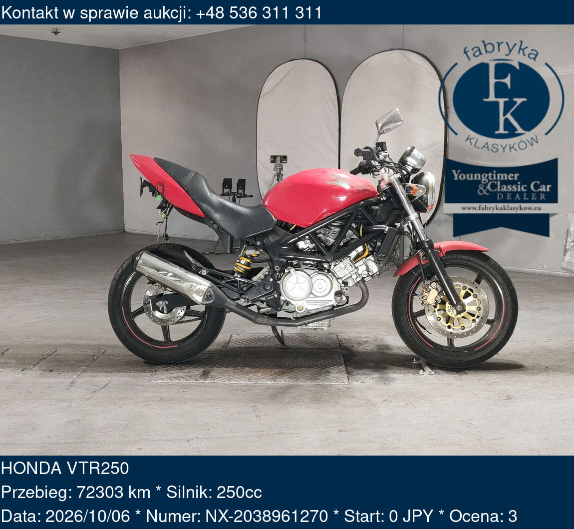 HONDA VTR250  - zdjęcie 2