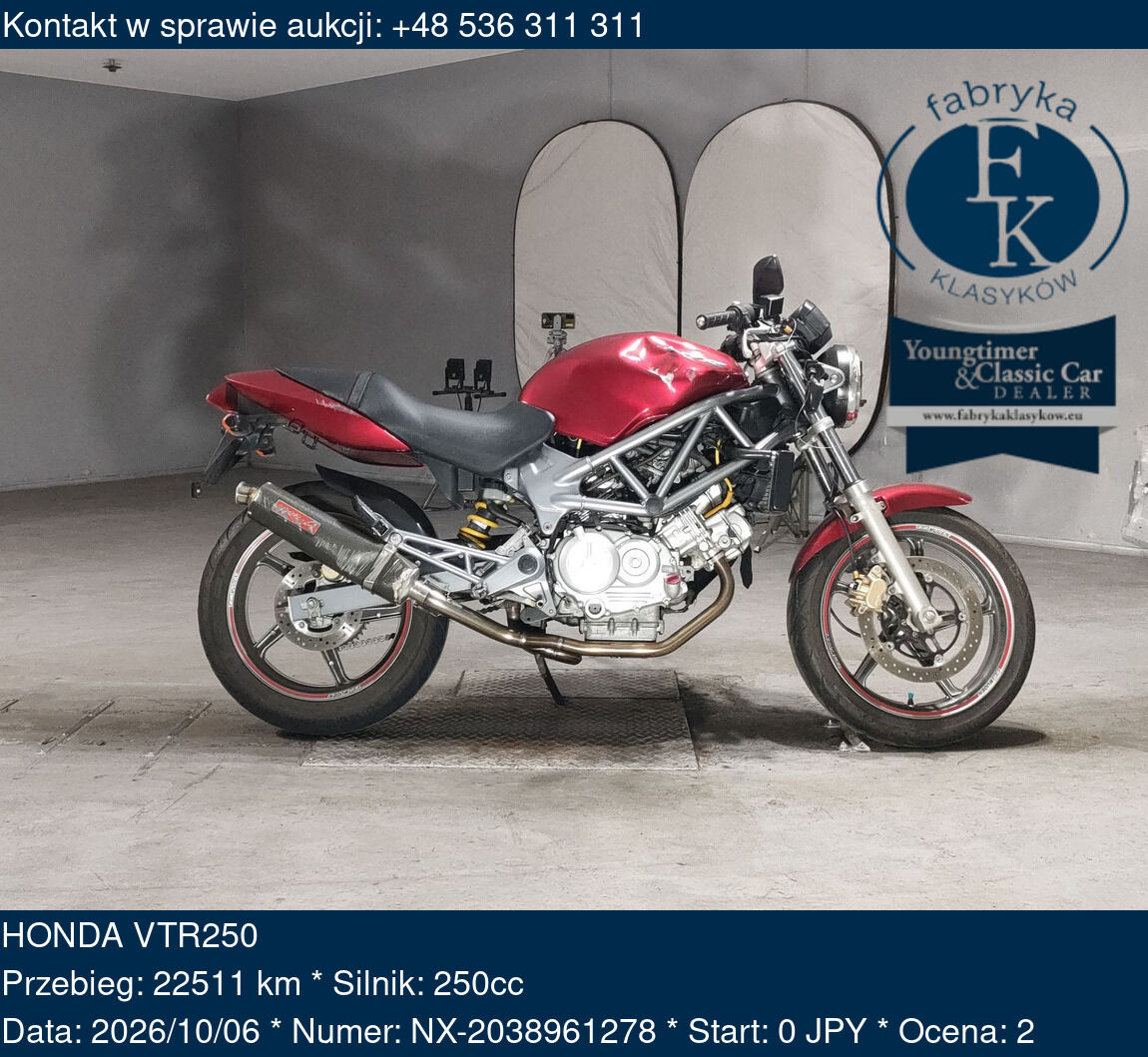 HONDA VTR250  - zdjęcie 2