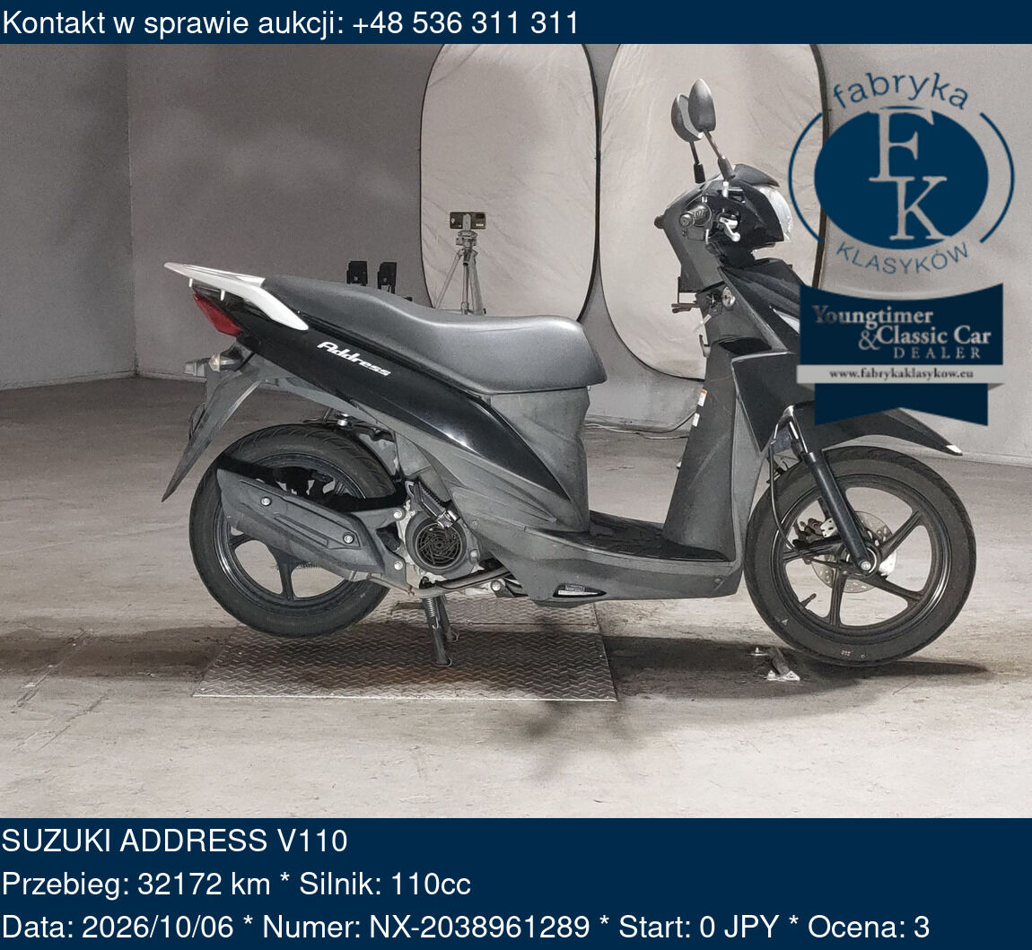 SUZUKI ADDRESS V110  - zdjęcie 2